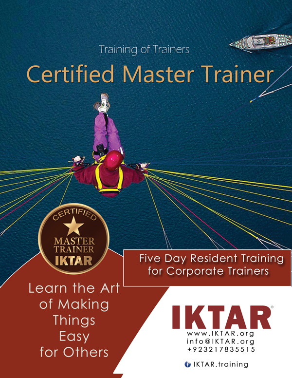 Certified Master Trainer Training by IKTAR Certified Master Trainer