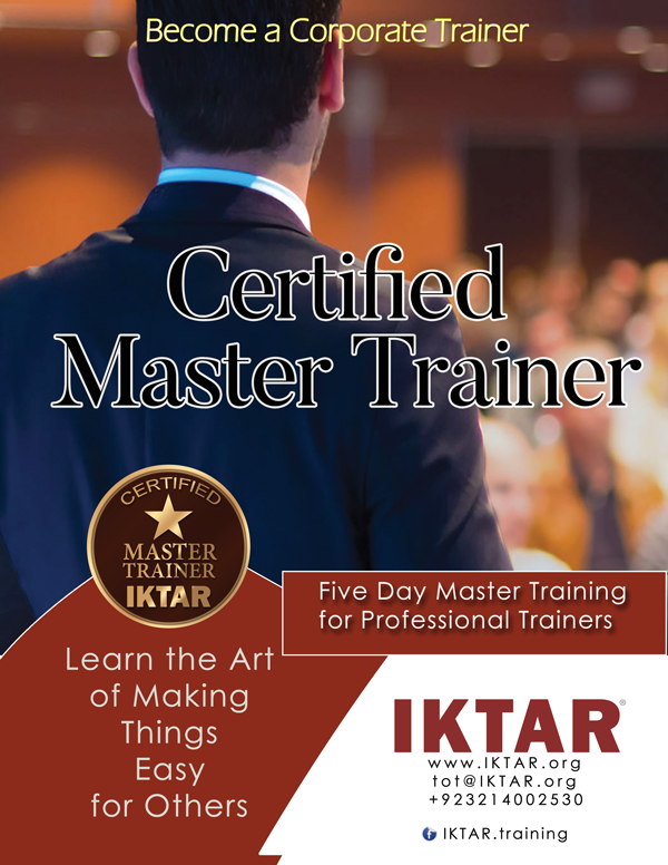 Certified Master Trainer Training by IKTAR Certified Master Trainer