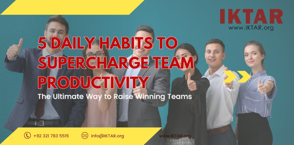 5 Daily Habits to Supercharge Team Productivity