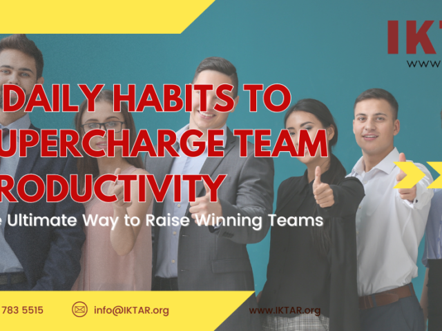 5 Daily Habits to Supercharge Team Productivity