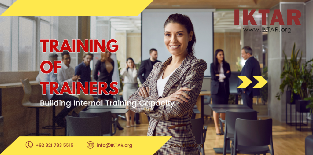 Training of trainers programs by IKTAR to build internal training capacity in Pakistani organizations