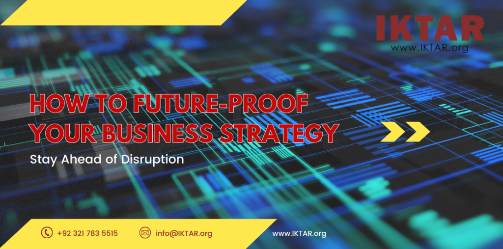 Business leader reviewing long-term plans, representing strategies to future-proof a company in a changing market.