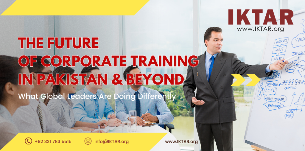 Corporate training session in progress, representing the future of workplace learning and development in Pakistan and beyond