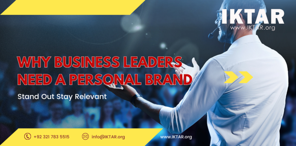 Business leader speaking at a conference, representing the importance of building a personal brand